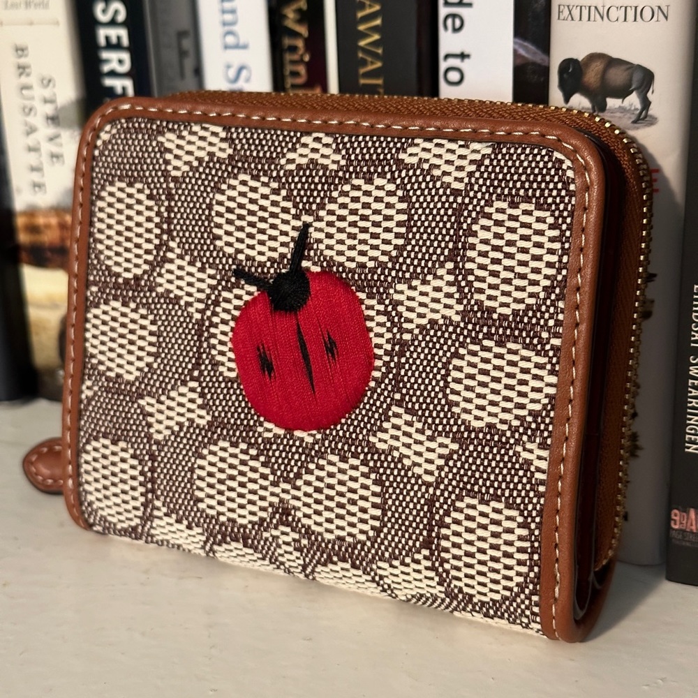Unused Coach creature ladybug wallet